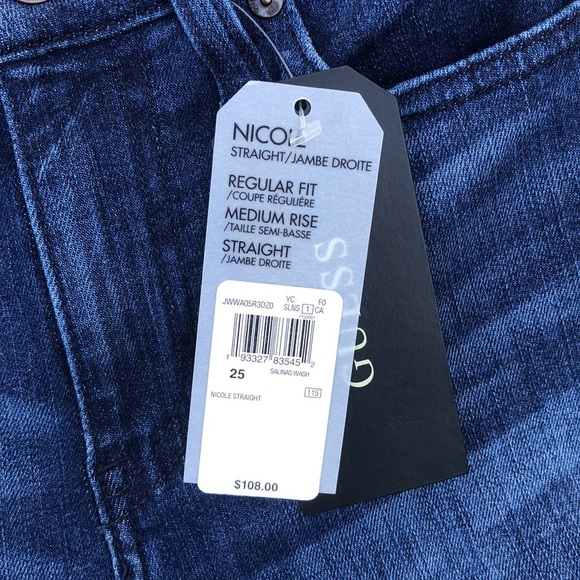 NWT Guess Nicole Straight Jeans - Picture 4 of 12